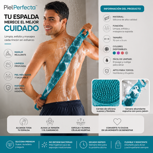 PielPerfecta™ - Cepillo Exfoliante de limpieza
