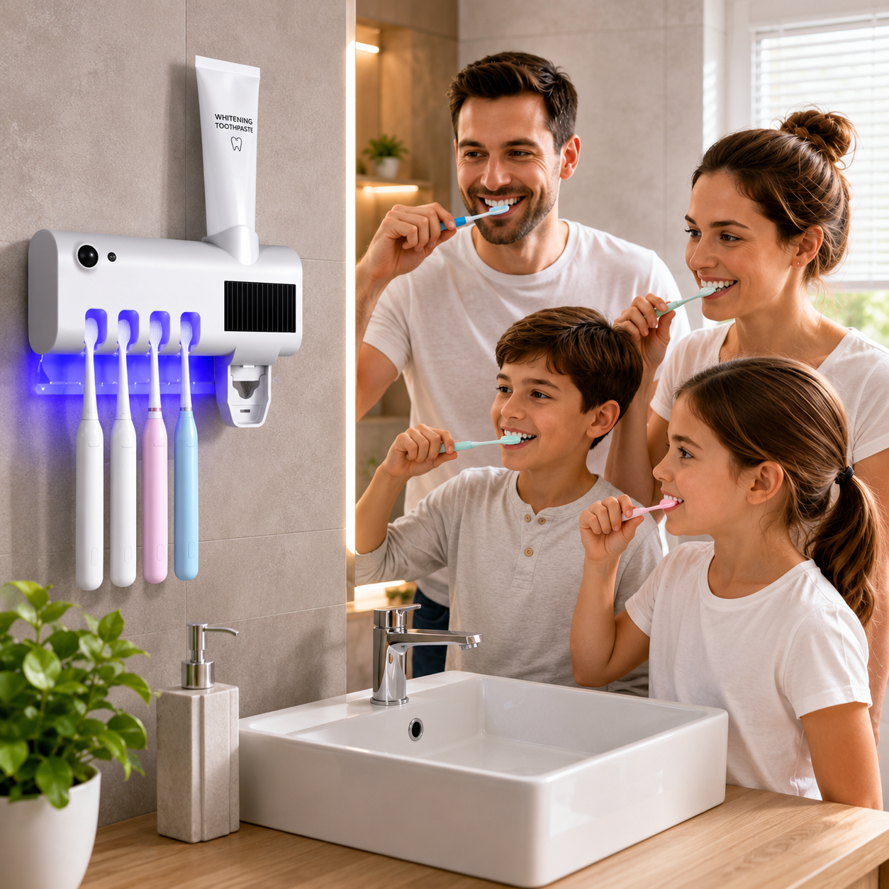PureBrush™-  Soporte esterilizador de cepillos