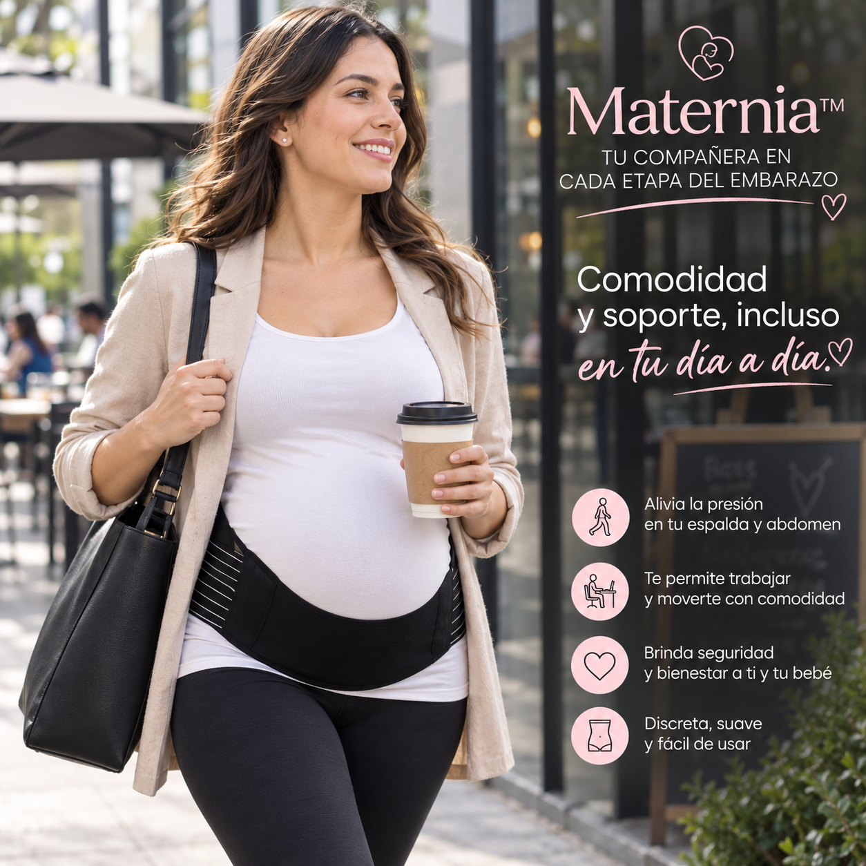 Maternia™-  Faja de soporte maternal