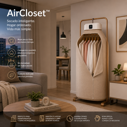 AirCloset™-  Secadora de ropa portátil