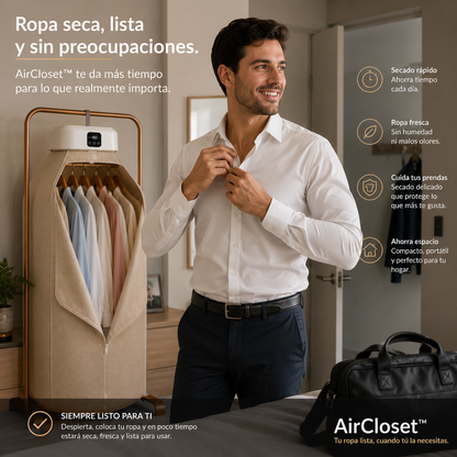 AirCloset™-  Secadora de ropa portátil