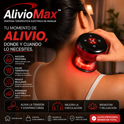 AlivioMax™- Ventosa eléctrica de masaje
