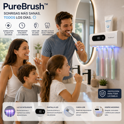 PureBrush™-  Soporte esterilizador de cepillos